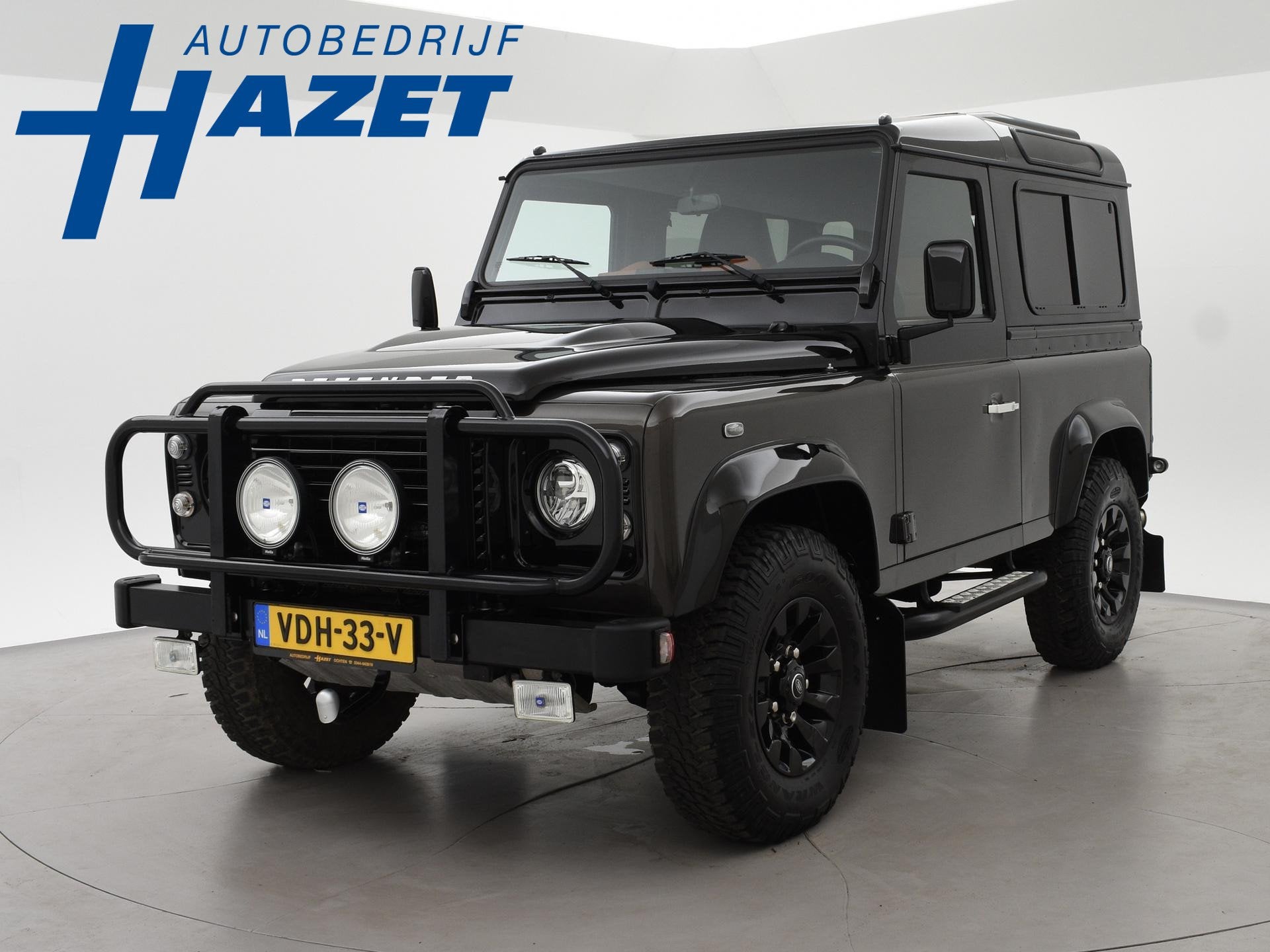 Land Rover Defender 90" 2.2D 150 PK AUTOBIOGRAPHY GRIJS KENT, Auto's, Gebruikt, 4 cilinders, Vierwielaandrijving, 2 stoelen