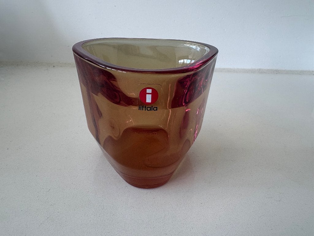 Iittala Tris roseolive, Meerkleurig, Waxinelichthouder, Ophalen of Verzenden, Iittala