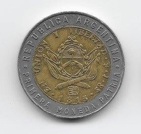Argentinië 1 peso 1995 (met A) KM# 112.1, Verzenden, Zuid-Amerika, Losse munt
