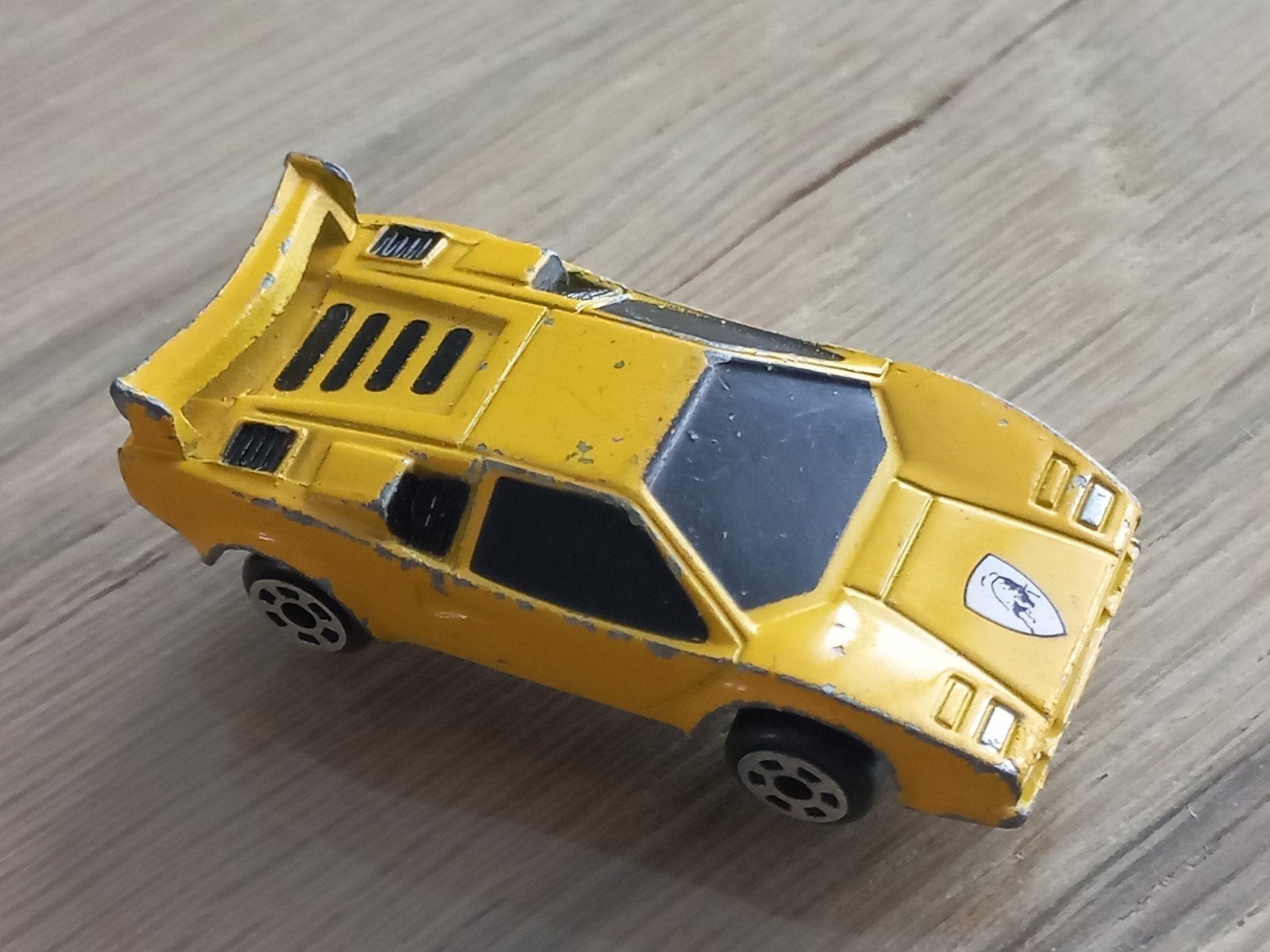 vintage metalen micro Matchbox Lamborghini Countach LP500S, Ophalen of Verzenden, Gebruikt, Auto