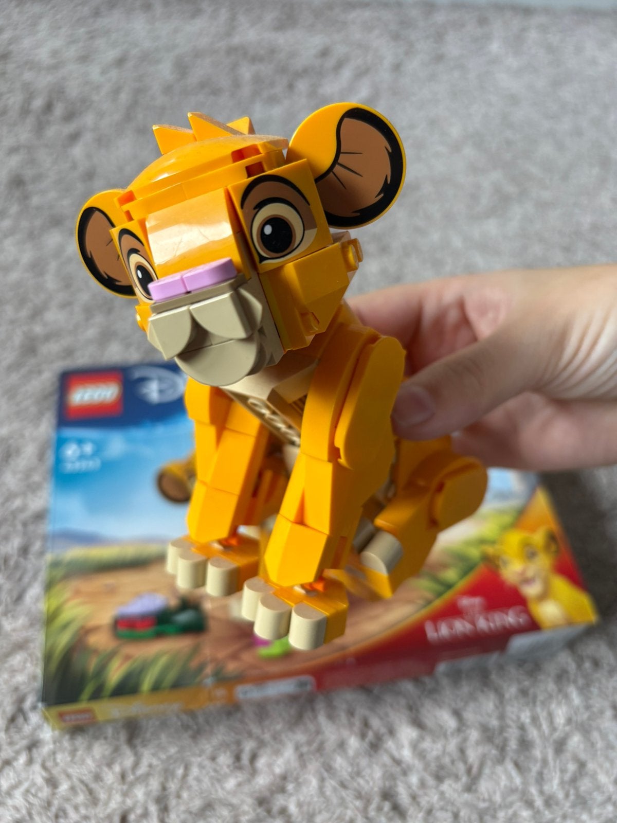 Lego Disney Simba The Lion King, Verzamelen, Ophalen of Verzenden, Leeuwenkoning of Jungle Boek, Gebruikt, Overige typen