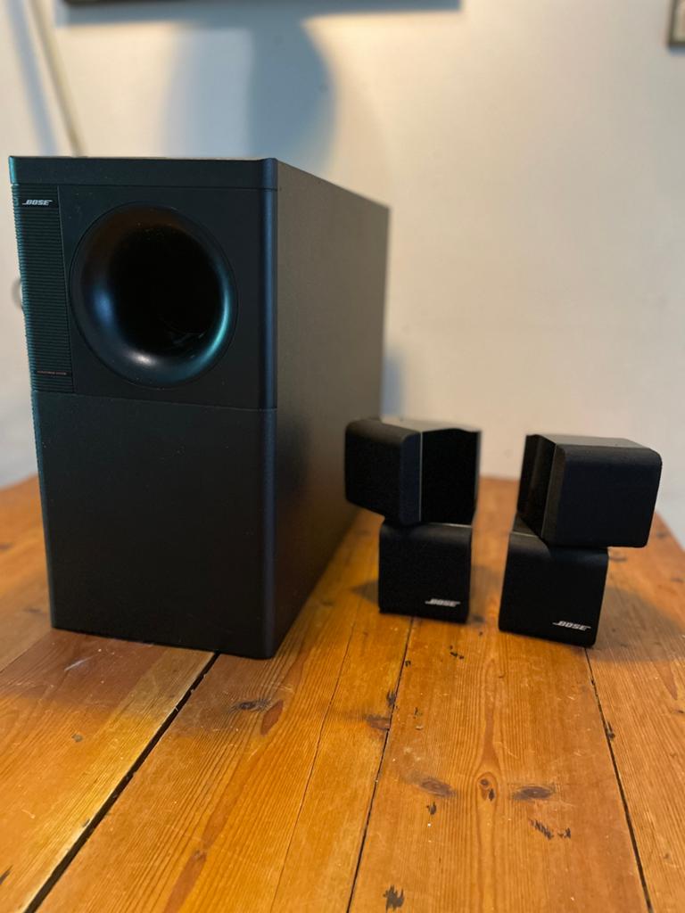 Bose Acoustimass 5 series II, Ophalen of Verzenden, Zo goed als nieuw, 60 tot 120 watt, Bose