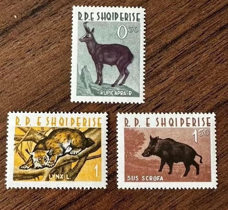 Albanië 1962 Dieren postzegels - Ongebruikt, Ophalen of Verzenden, Overige landen