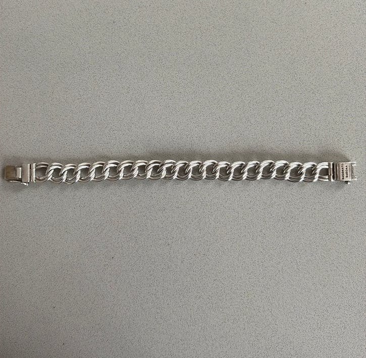 Buddha to Buddha armband 925 zilver – maat XS – 19 cm, Ophalen of Verzenden, Zo goed als nieuw, Zilver, Zilver