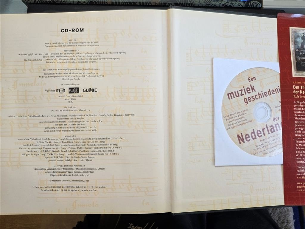 Muziekgeschiedenis der Nederlanden — Compleet met CD, Ophalen of Verzenden, Gelezen