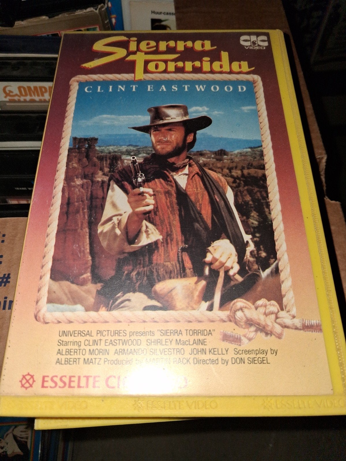 Vhs ex-rental  - Sierra Torrida, Vanaf 16 jaar, Ophalen of Verzenden, Gebruikt, Horror