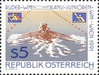 OOSTENRIJK 1991 Roeien - Sport, Michel: 2036, Postfris., Postzegels en Munten, Verzenden, Postfris