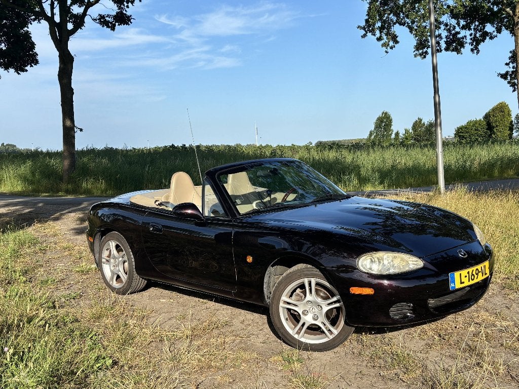 Mazda MX-5 (2005) – 138.000 km – APK tot aug 2027!, Stoelverwarming, Achterwielaandrijving, 40 €/maand, Overige kleuren