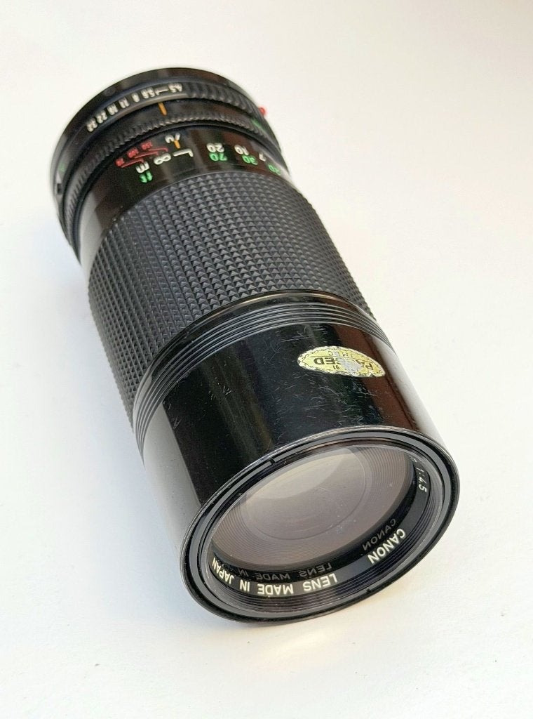 Canon Zoom lens FD 70-150mm 1:4.5, Ophalen of Verzenden, 1960 tot 1980, Lens of Lenzen