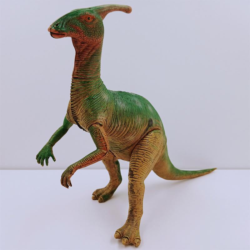 Dinosaur Parasaurolophus Jaren 80 Actiefiguur, Ophalen of Verzenden, Zo goed als nieuw