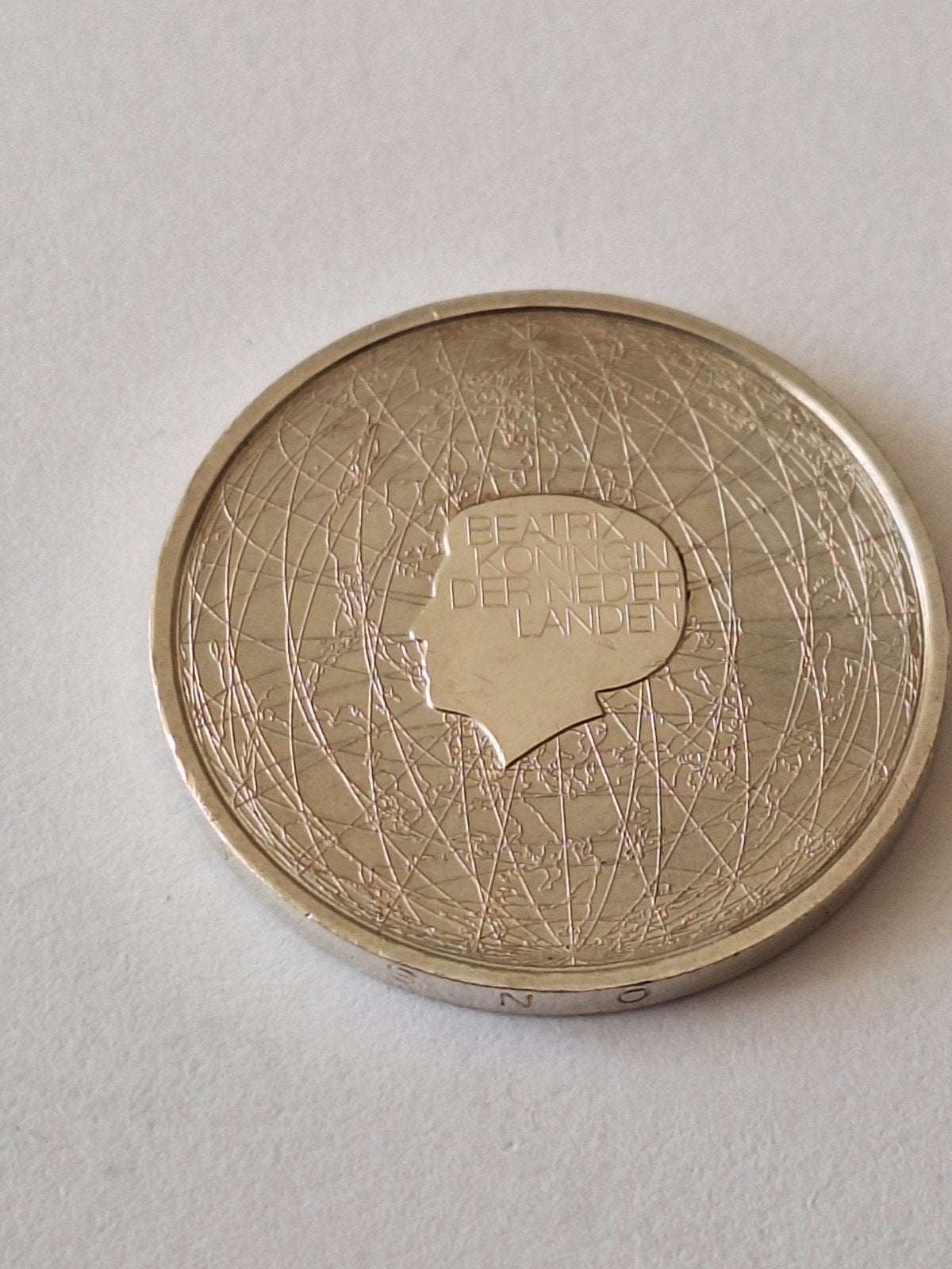 herdenkings munt Ned. Australië 400 jaar, Postzegels en Munten, Munten | Nederland, Ophalen of Verzenden, Koningin Beatrix, Euro's