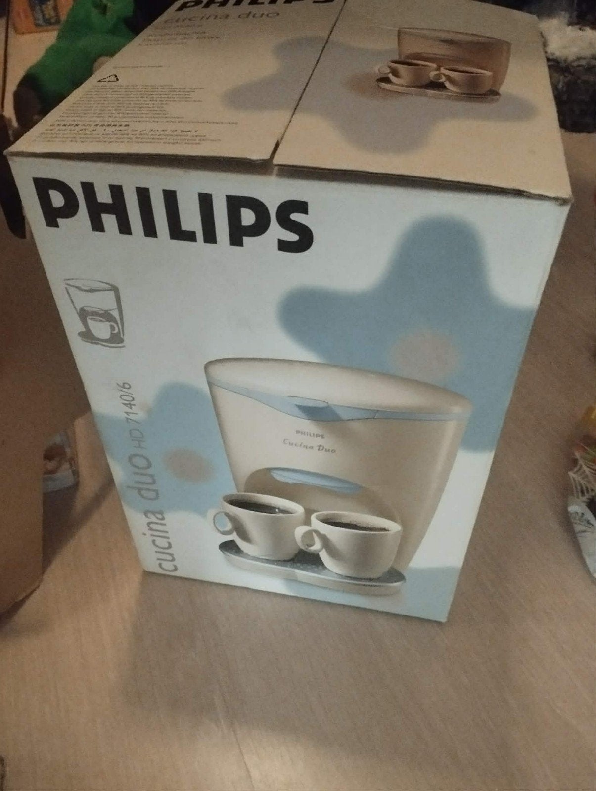 Philips Cucina Duo HD7140/16 Koffiezetapparaat, Koffiemachine, Gemalen koffie, Ophalen of Verzenden, Zo goed als nieuw
