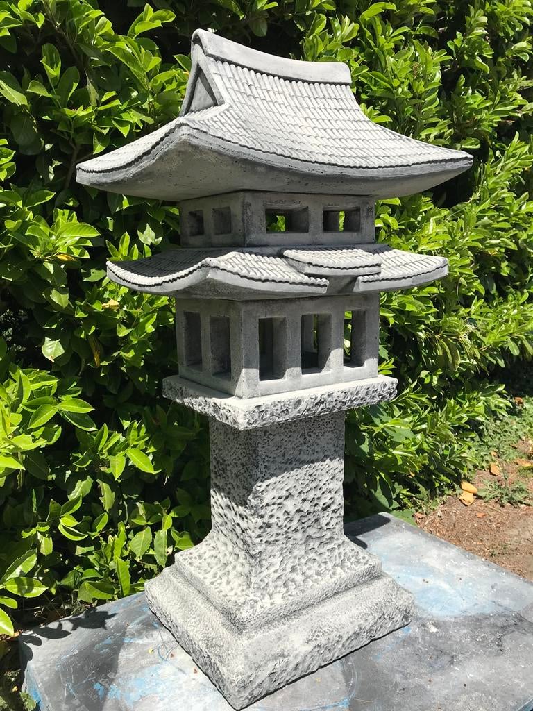 ‼️Theehuis 茶屋 127cm 275kg Japanse lantaarn paviljoen pagode, Tuin en Terras, Tuinbeelden, Nieuw, Overige typen, Beton, Ophalen of Verzenden