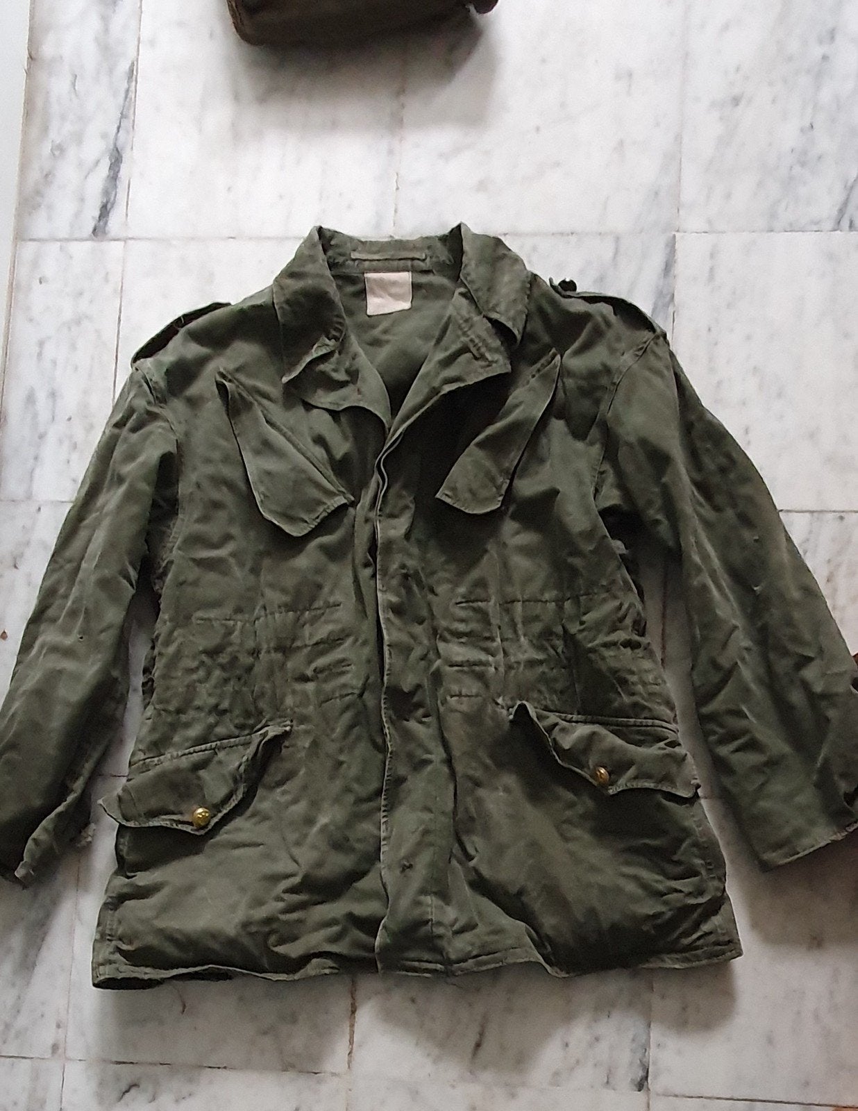 Militair uniform en uitrusting - Vintage collectie, Ophalen of Verzenden, Landmacht, Overige gebieden, Kleding of Schoenen