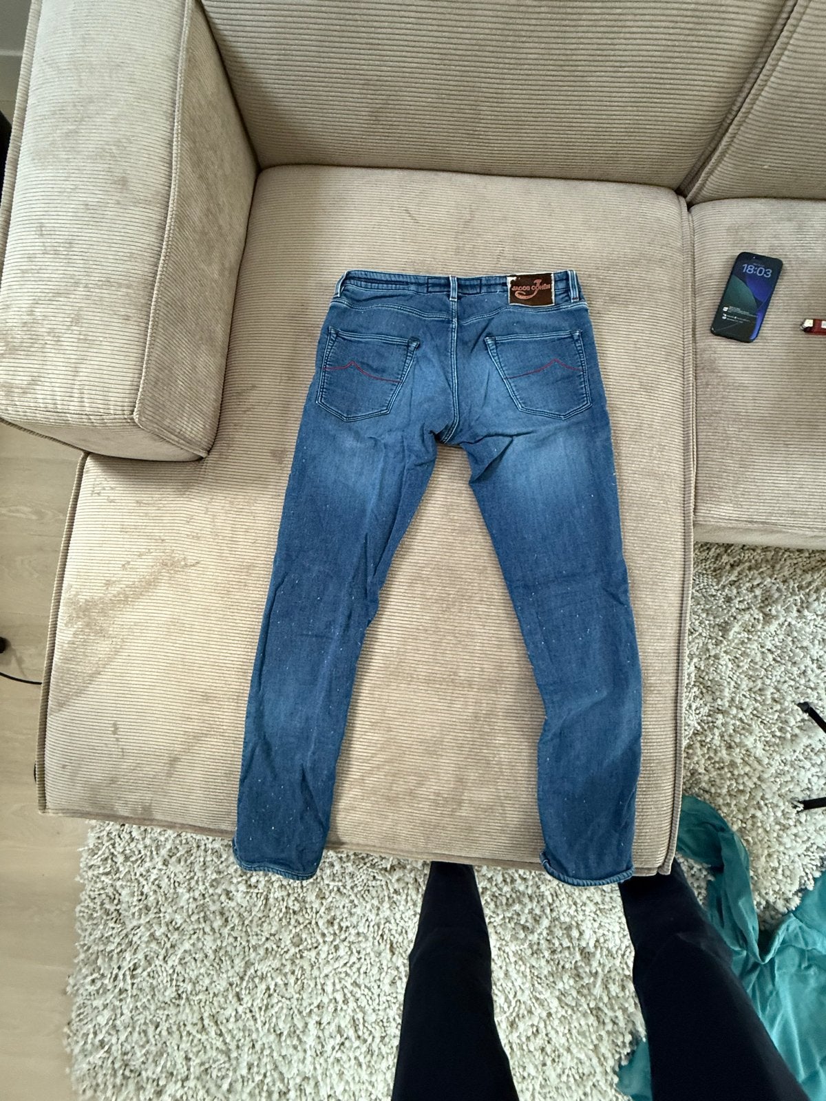 Jacob Cohen Jeans Maat W34, Kleding | Heren, Spijkerbroeken en Jeans, Ophalen of Verzenden, Zo goed als nieuw, Blauw, W33 - W34 (confectie 48/50)