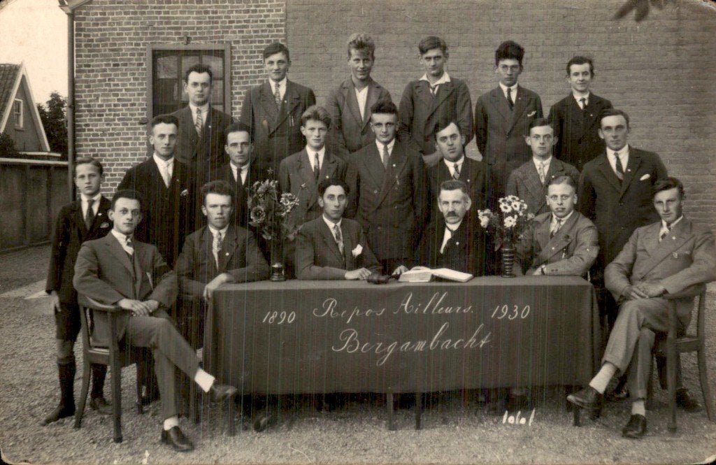 Bergambacht - Repos Ailleurs - Fotokaart, Verzamelen, Ansichtkaarten | Nederland, Ophalen of Verzenden, 1920 tot 1940, Ongelopen