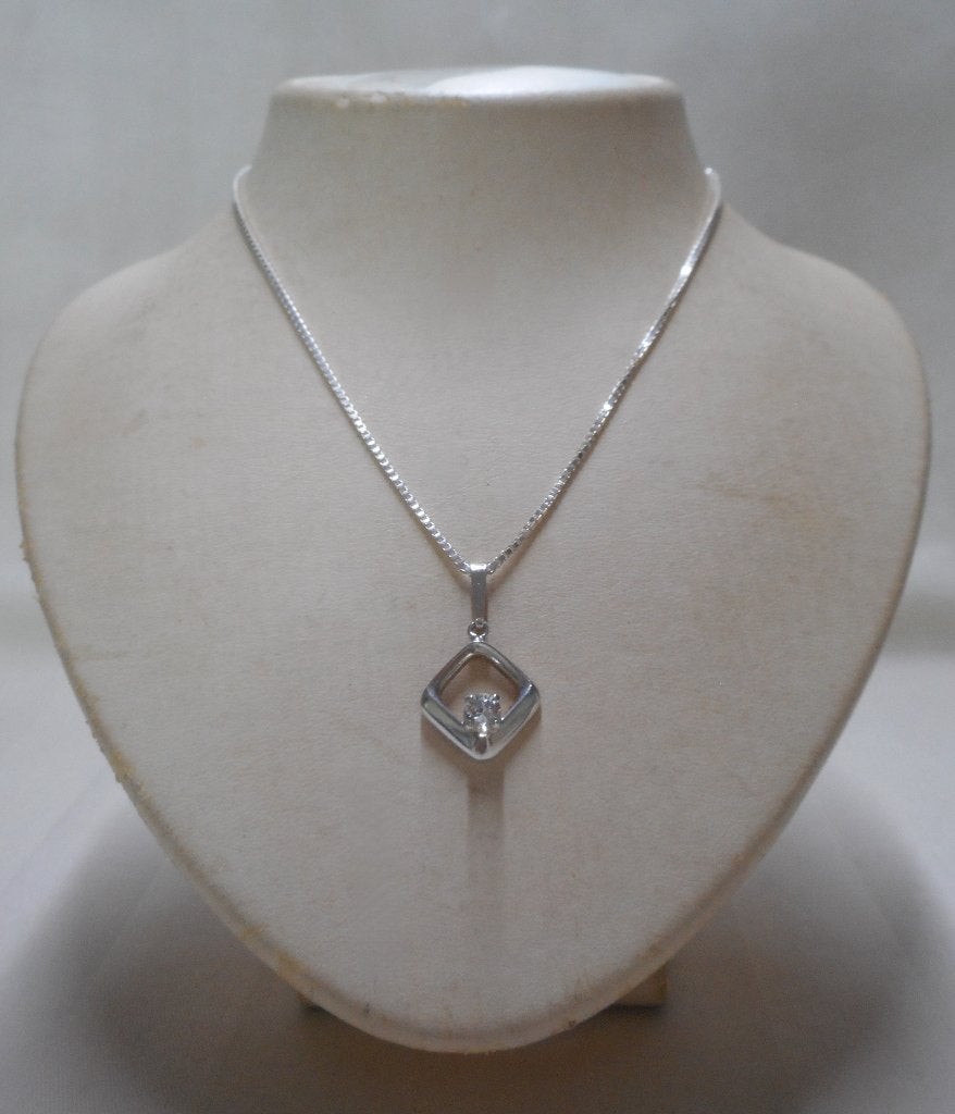 Zilveren ketting met vintage hanger nr.260, Sieraden, Tassen en Uiterlijk, Kettingen, Met hanger, Verzenden, Zo goed als nieuw
