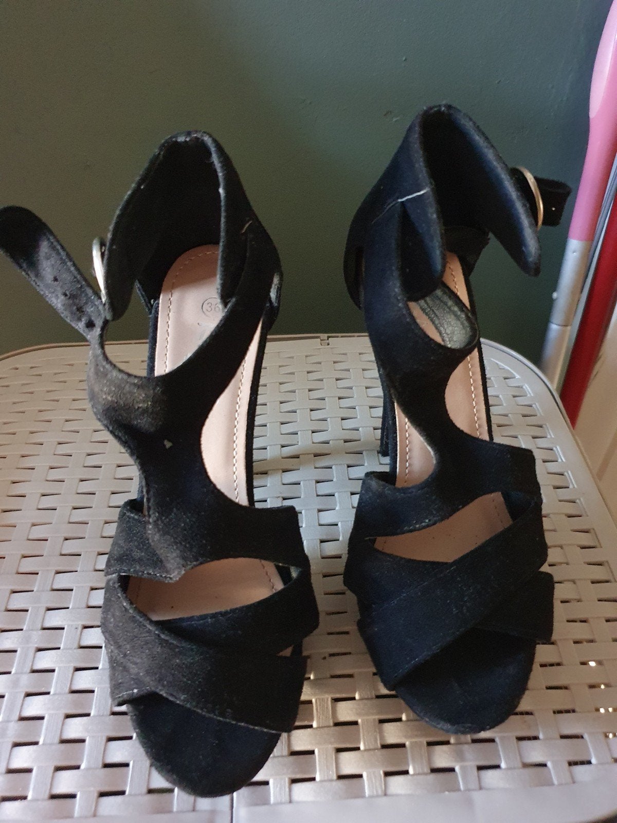 Zwarte Kayla hakken, maat 36, Pumps, Zwart, Ophalen of Verzenden, Gedragen