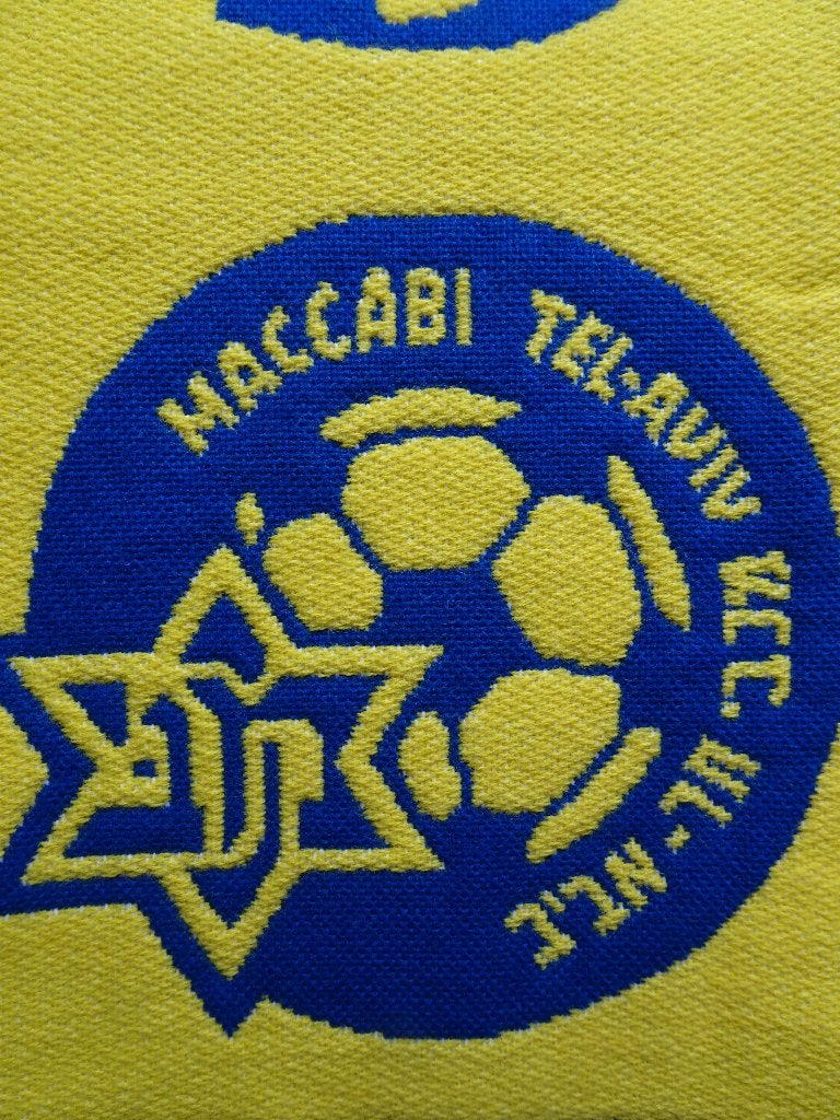 sjaal Maccabi Tel Aviv, Ophalen of Verzenden, Nieuw, Buitenlandse clubs, Vaantje of Sjaal
