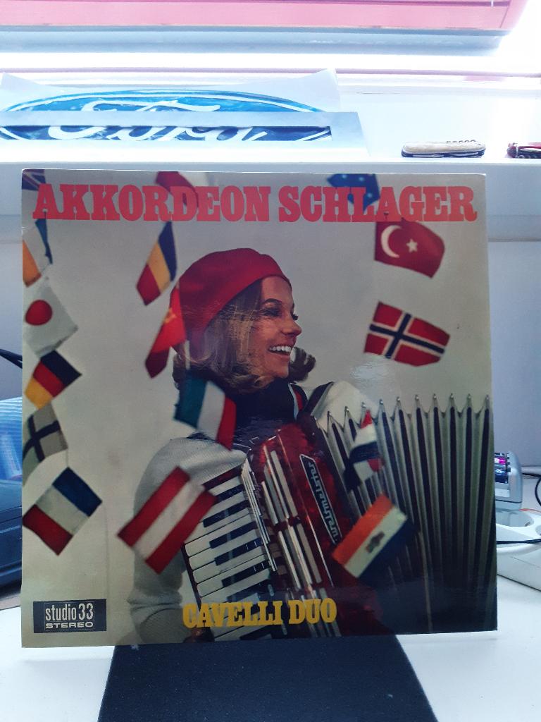 Cavelli Duo-Akkordeon schlager (Z213-212), Ophalen of Verzenden, Zo goed als nieuw, Overige formaten