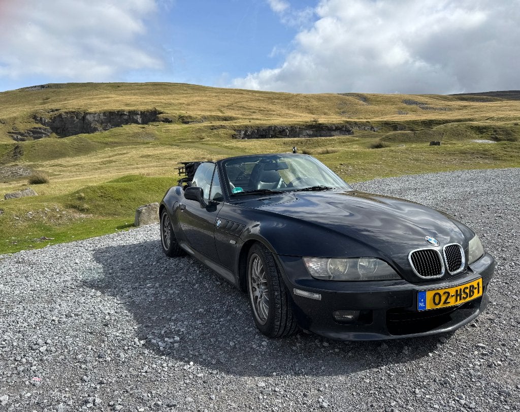 BMW Z3 3.0i Roadster AUT bj. 2000, kleur Zwart, Auto's, Automaat, Zwart, Cabriolet, Zwart