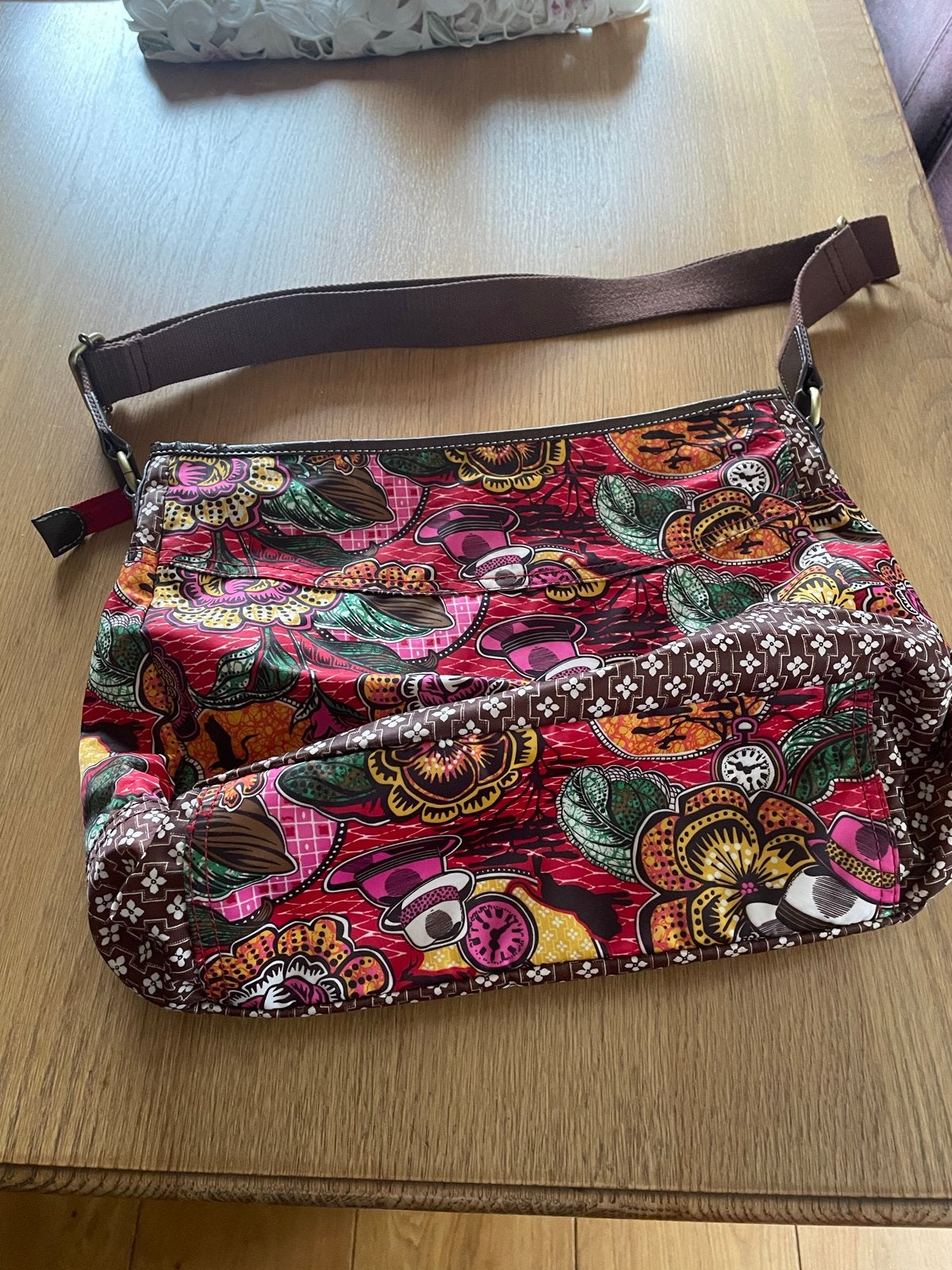 Oilily tas - Zo goed als nieuw, Sieraden, Tassen en Uiterlijk, Tassen | Damestassen, Ophalen of Verzenden, Zo goed als nieuw, Rood