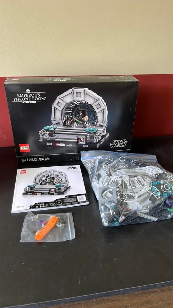 Lego Star Wars 75352 Emperor’s Throne Room, Ophalen, Zo goed als nieuw, Complete set, Lego