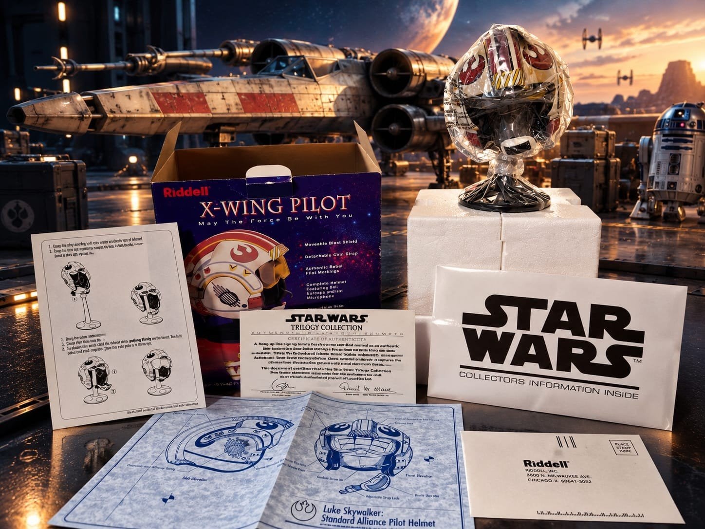star wars riddel luke sky walker helm, Ophalen of Verzenden, Nieuw, Replica