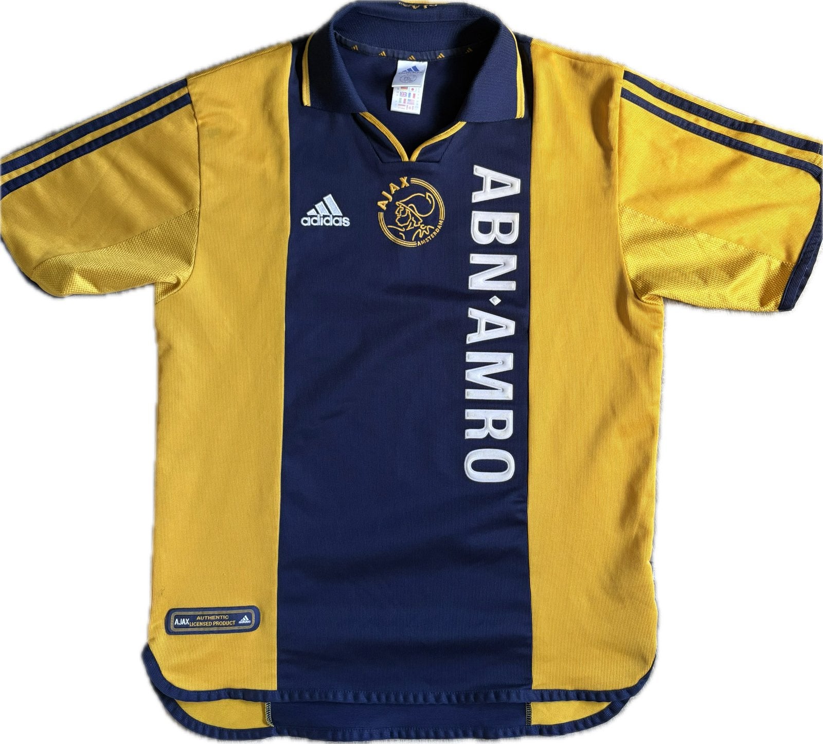 Origineel ajax uitshirt 2000/01, Sport en Fitness, Voetbal, Maat M, Ophalen of Verzenden, Zo goed als nieuw, Shirt