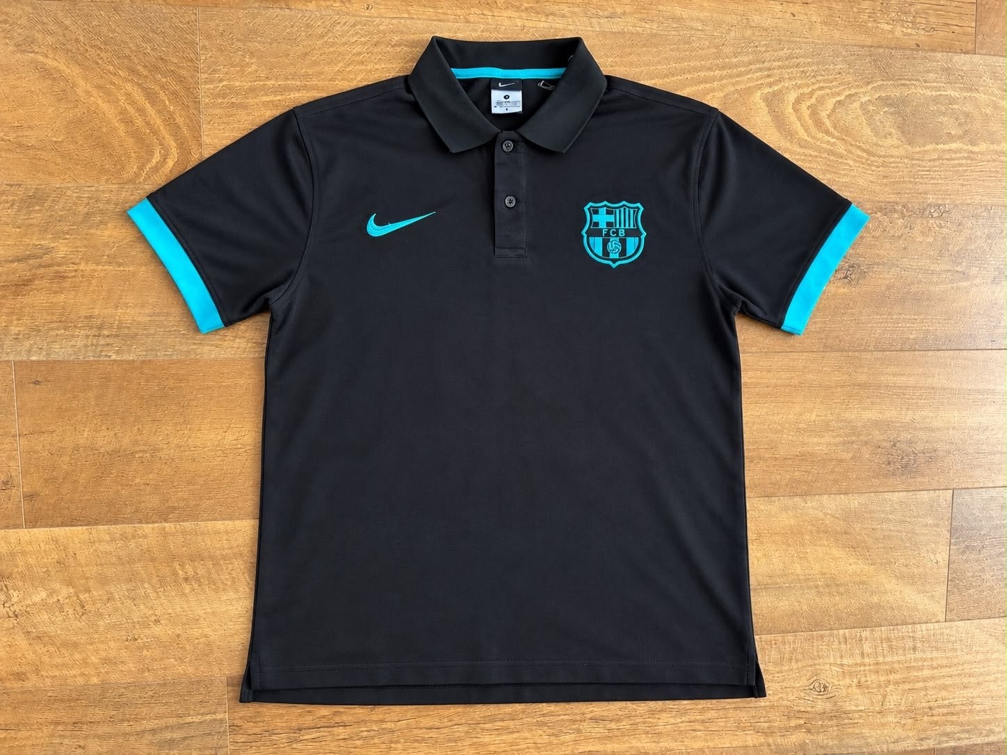 *NIEUW* FC Barcelona Polo Zwart Maat S, Kleding | Heren, Verzenden, Nieuw