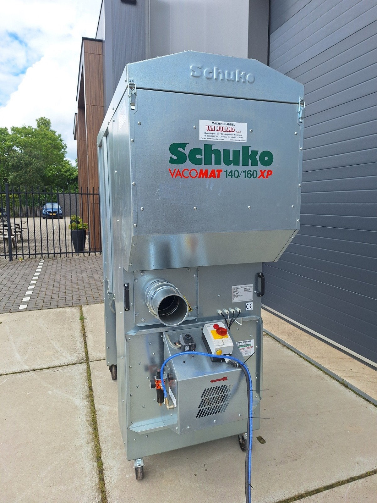 Afzuiging schuko vacomat 140/160 XP, Ophalen