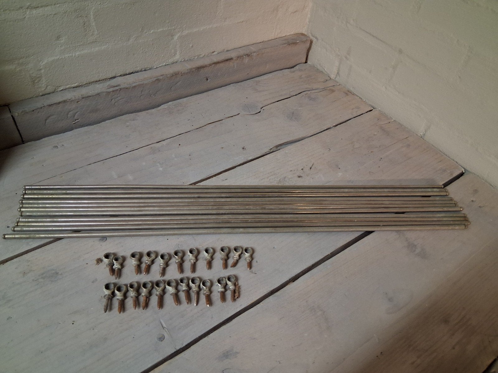 Traproeden 11x 61cm en  uit jaren 30  herenhuis , met ogen., Ophalen, Rechthoekig