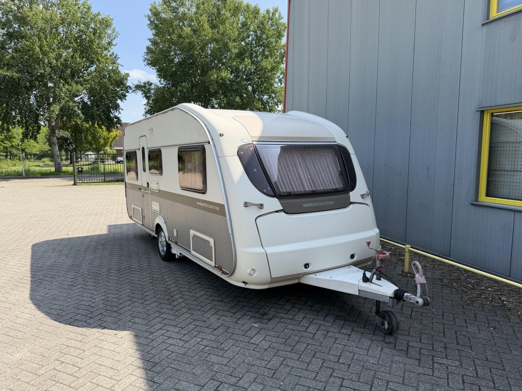Avento Gran Turismo 500 TER Luifel, mover, Caravans en Kamperen, Dwarsbed, Rondzit, Avento, Bedrijf