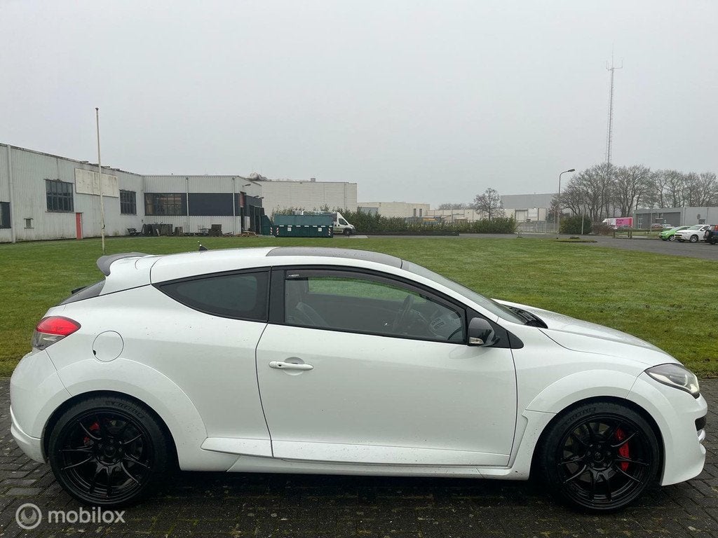 Renault Megane Coupé 2.0 Turbo RS 265 Shortshift !Lees Adve, Auto's, Renault, Gebruikt, 4 cilinders, Wit, Leder