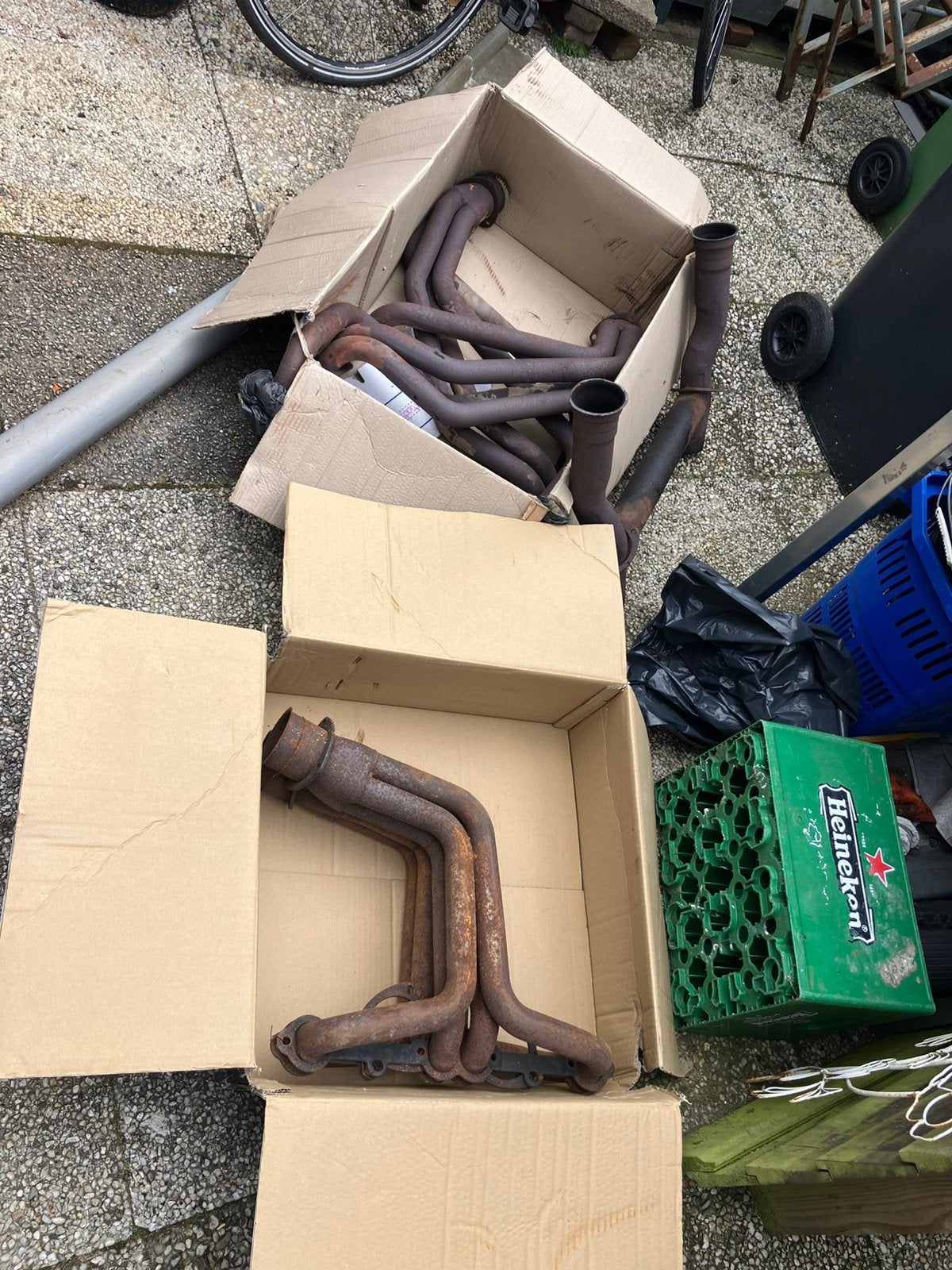 Chevrolet sbc v8 3 inch uitlaat headers 2  sets , crossover, Auto-onderdelen, Ophalen of Verzenden, Nieuw, Chevrolet