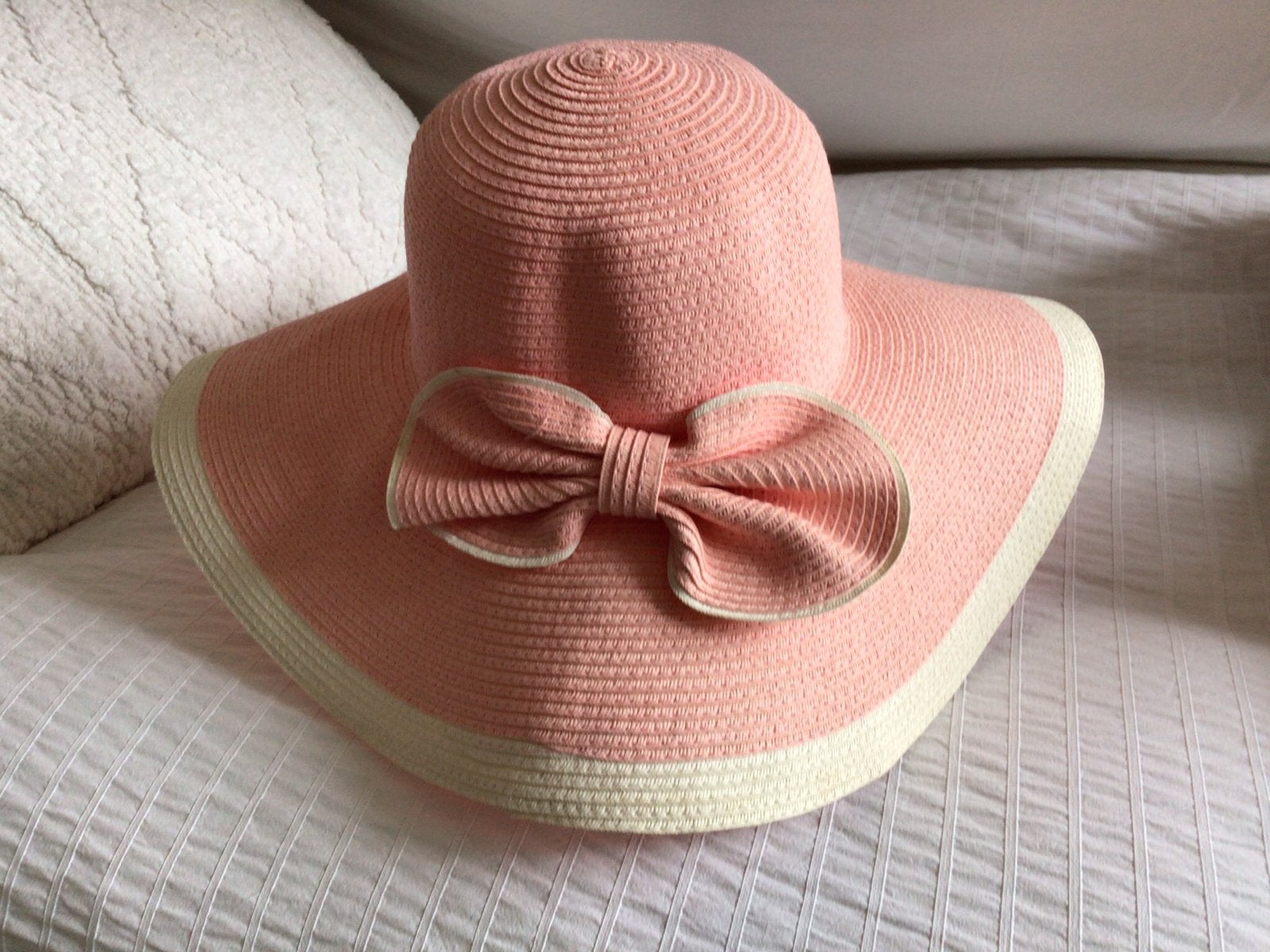 Hoed, zonnehoed, Pink Roze, trendy uit Italië Zomer!!!, Ophalen of Verzenden, Zo goed als nieuw, One size fits all