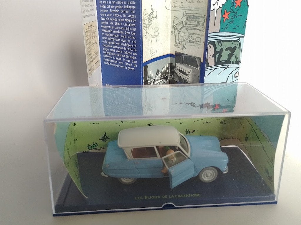 Citroën Ami 6   1:43   Kuifje serie  Herge Moulins, Ophalen of Verzenden, Nieuw, Auto, Overige merken