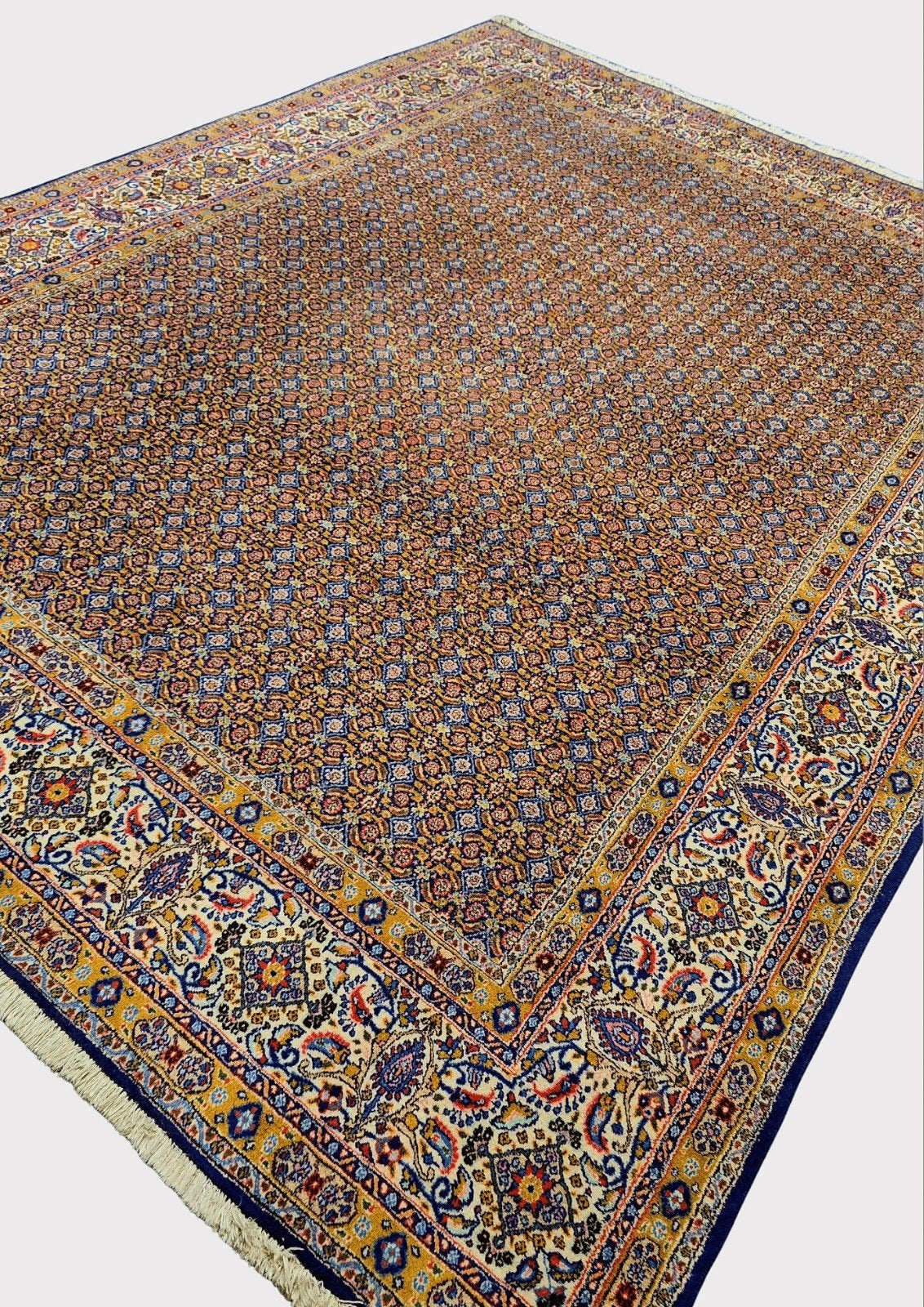 Groot Perzisch tapijt 340x250 wollen vloerkleed hndgeknoopt, Huis en Inrichting, 1185VB, Info@rugsandcarpets.nl, De handelmatschappij