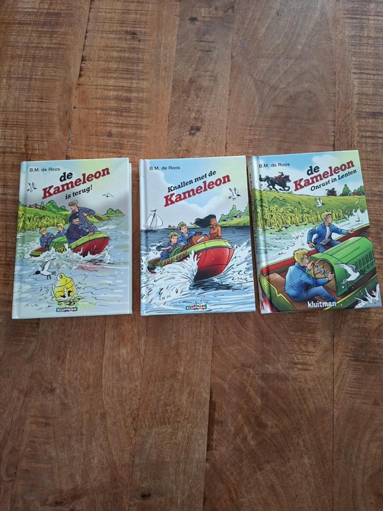3 Kameleon boeken 1e druk B.M.De Roos, Ophalen of Verzenden, Gelezen