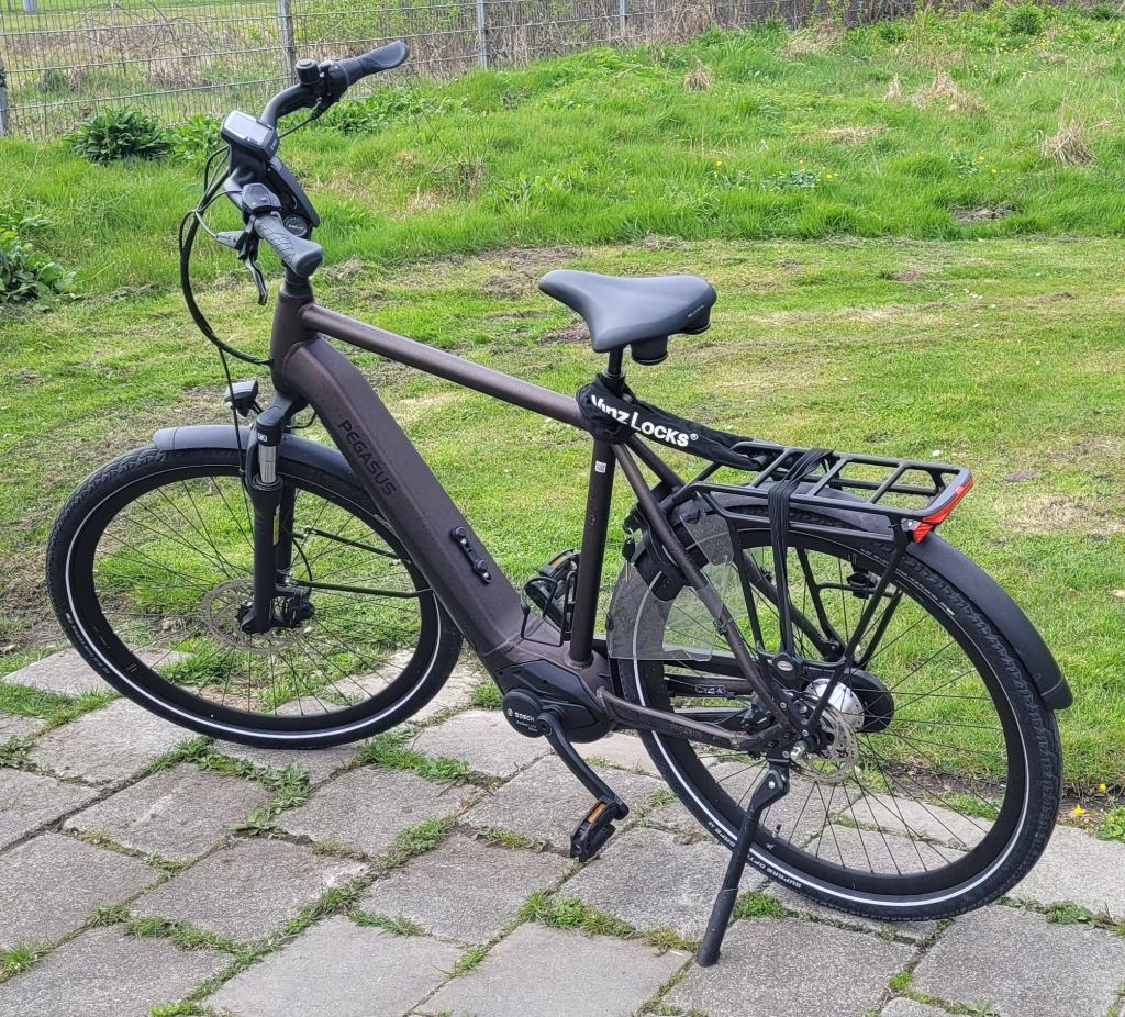 Elektrische Fiets Heren Pegasus Ravenna EVO 7F, Fietsen en Brommers, Zo goed als nieuw, 59 cm of meer, 50 km per accu of meer