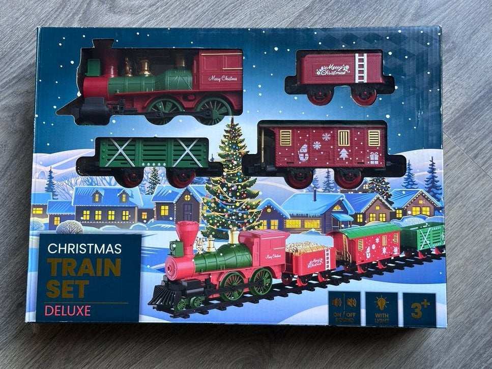 Complete Kersttrein Deluxe Set met Geluid en Licht, Diversen, Kerst, Ophalen, Nieuw