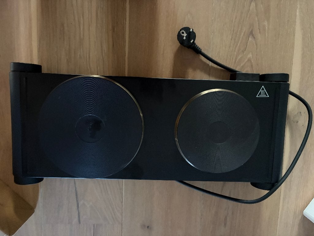 KitchenBrothers Elektrische Kookplaat - 2 Pit, 3 kookzones of minder, Ophalen of Verzenden, Zo goed als nieuw, Vrijstaand