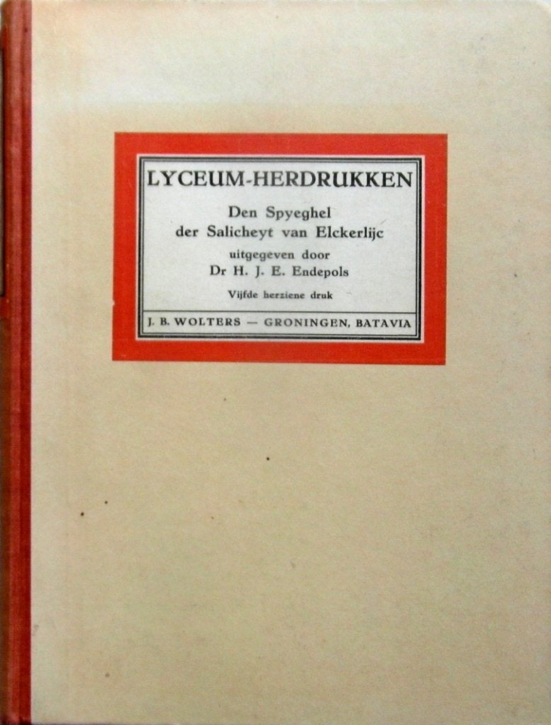 Den spyeghel der salicheyt van Elckerijc, Ophalen of Verzenden