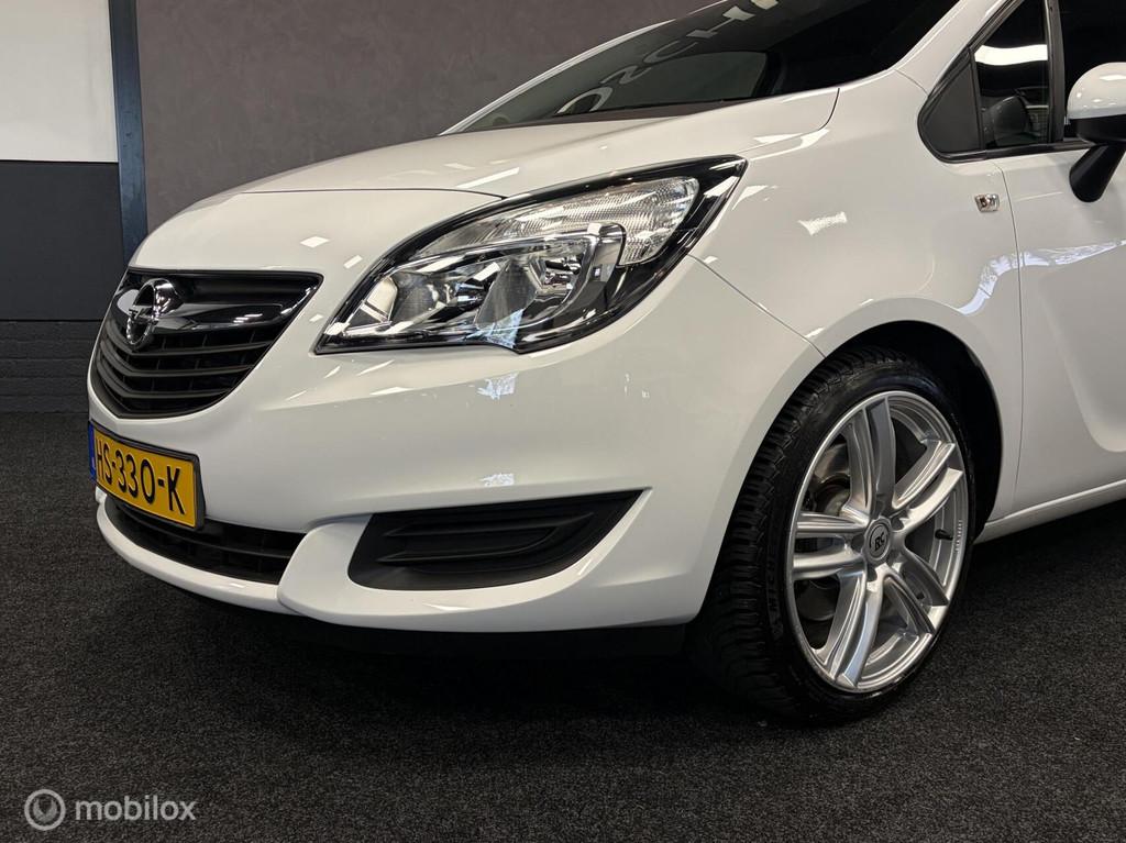 Opel Meriva 1.4 Turbo Blitz AUTOMAAT / NEDERLANDSE AUTO MET, Auto's, Opel, Gebruikt, Euro 6, 4 cilinders, Wit