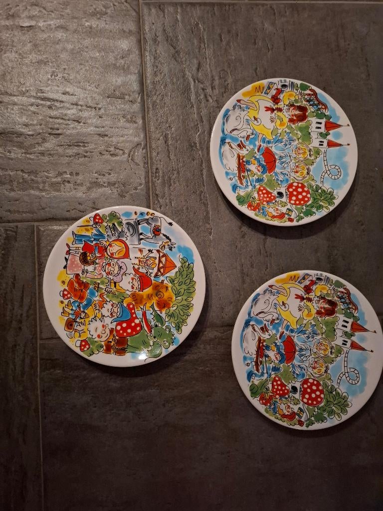 Blond Amsterdam (Efteling) ontbijtbordjes, Huis en Inrichting, Keuken | Servies, Ophalen, Gebruikt, Blond Amsterdam, Bord(en)