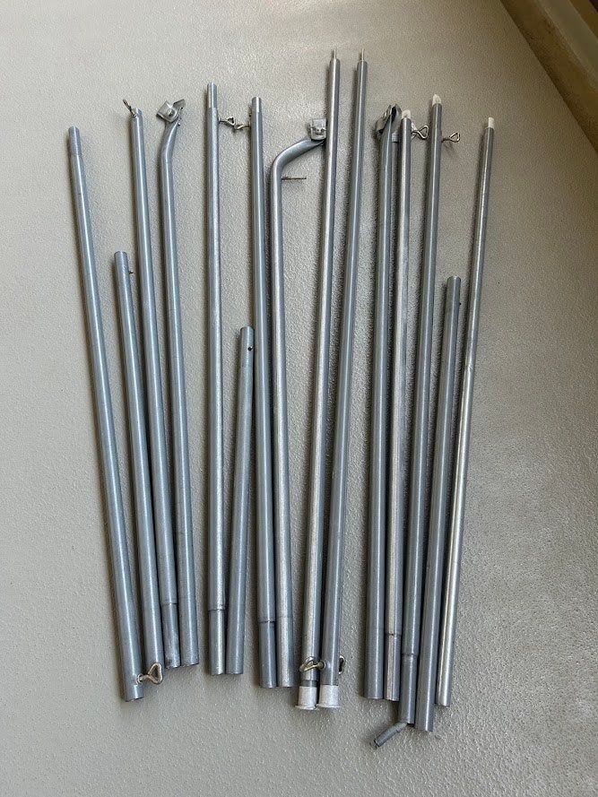 Voortentluifel Frame Staal, Ophalen, Gebruikt