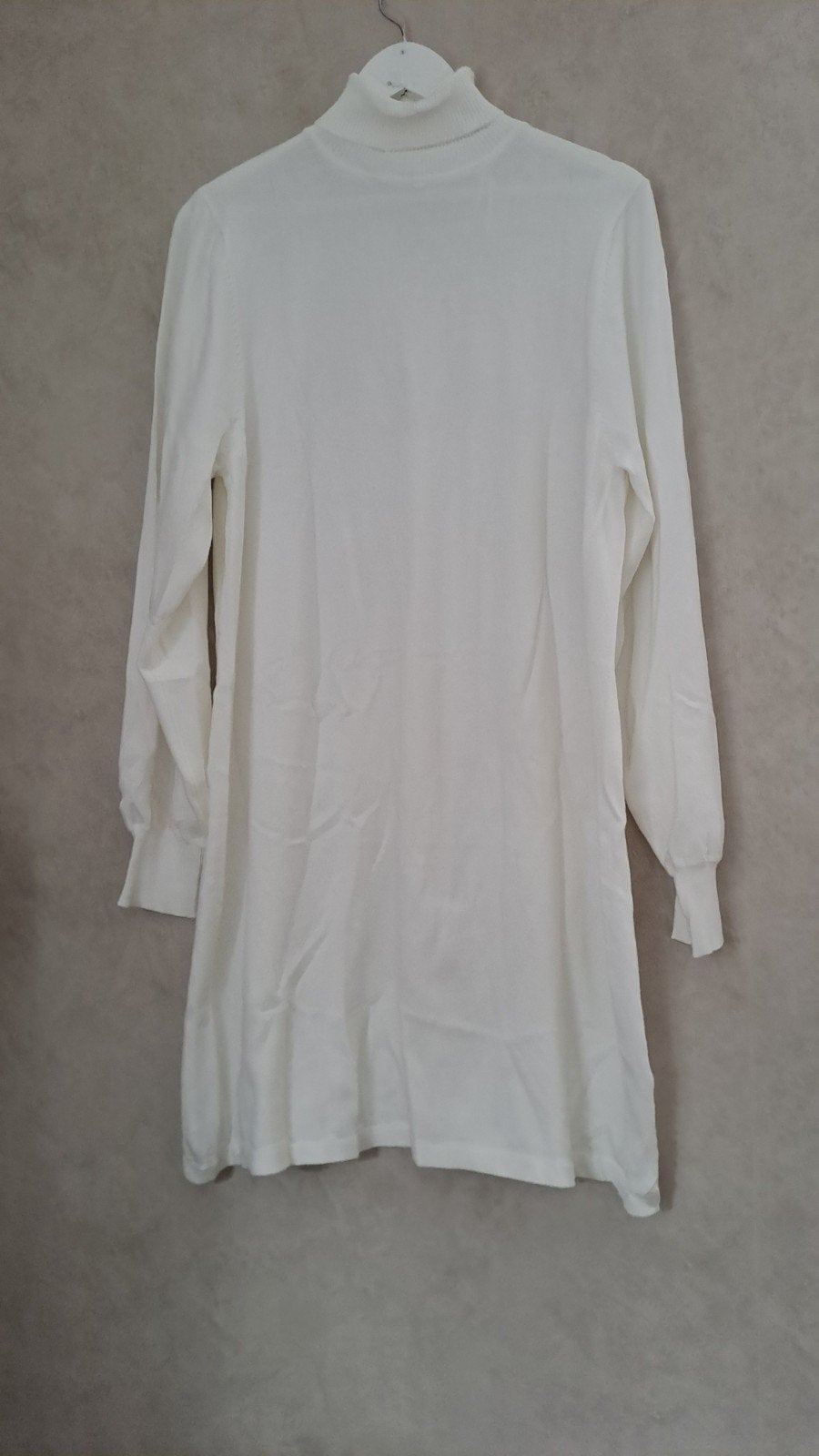 Nieuwe Bristol gebreide damesjurk met kol - Maat XL, Beige, Maat 46/48 (XL) of groter, Nieuw, Ophalen of Verzenden