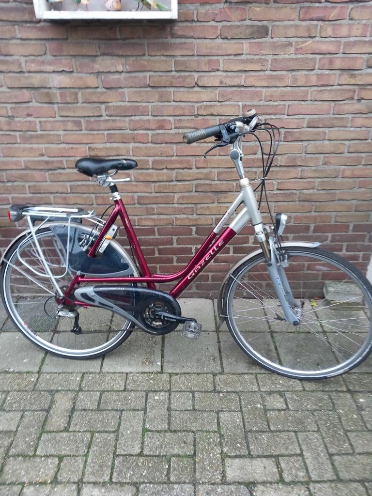 Gazelle Geneve [56cm] Dames Trekkingfiets zgan., Ophalen, 53 tot 56 cm, Versnellingen, Zo goed als nieuw