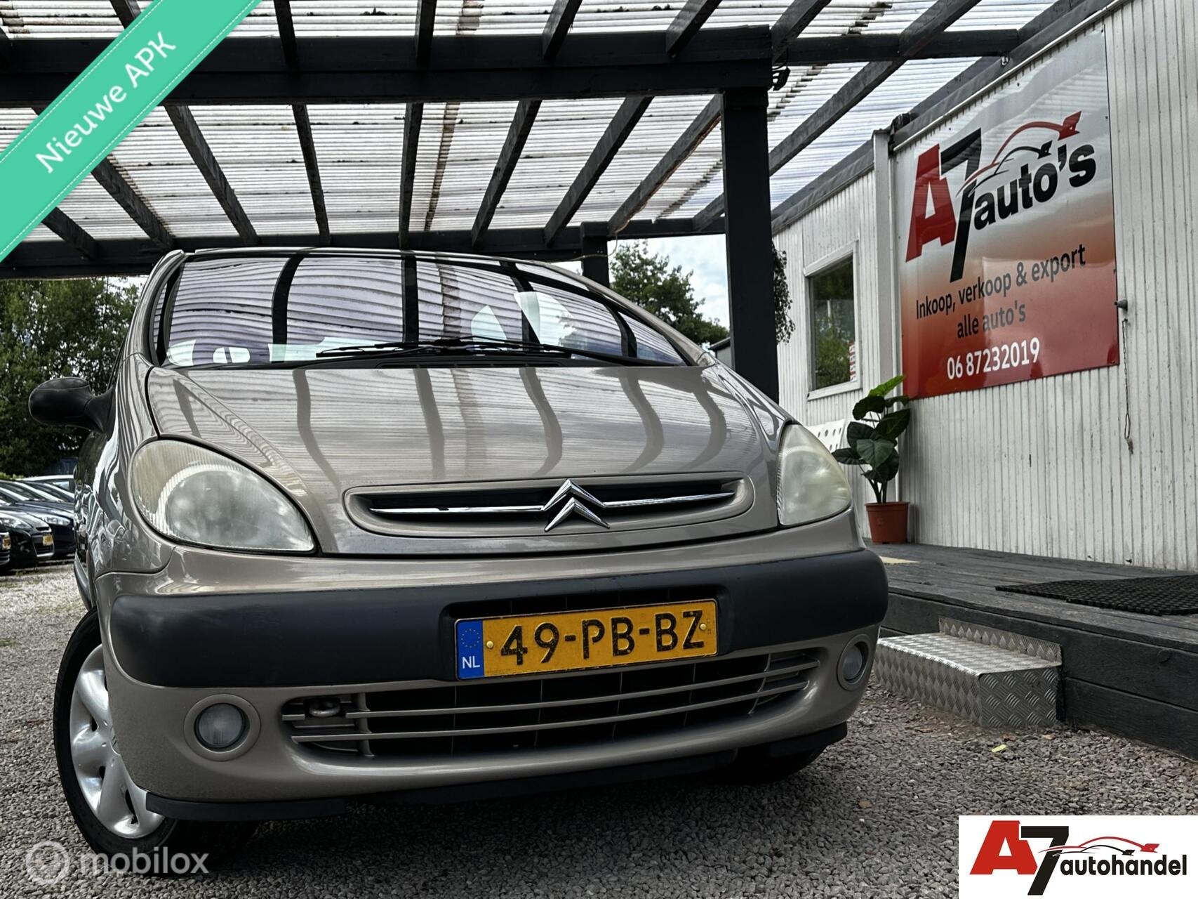 Citroen Xsara Picasso 1.8i-16V Nieuwe APK, 4 cilinders, 1749 cc, 116 pk, Beige