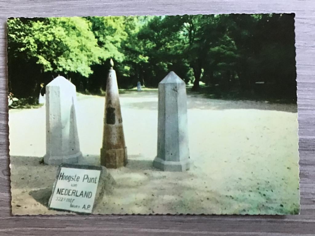 Vaals Hoogste punt ca 1955-60, Verzenden, 1940 tot 1960, Gelopen, Limburg